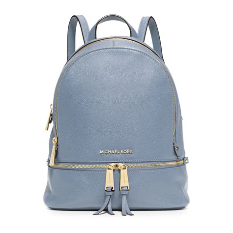 baby blue michael kors backpack|blue jean michael kors purse.